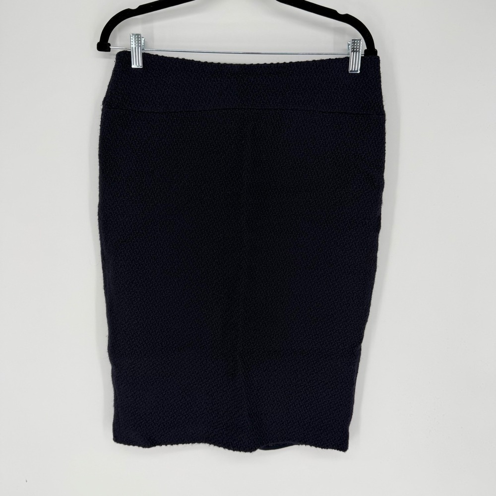 MOULINETTE SOEURS ANTHROPOLOGIE DIAMOND JACQUARD PULL-ON PENCIL SKIRT WOOL SZ 8